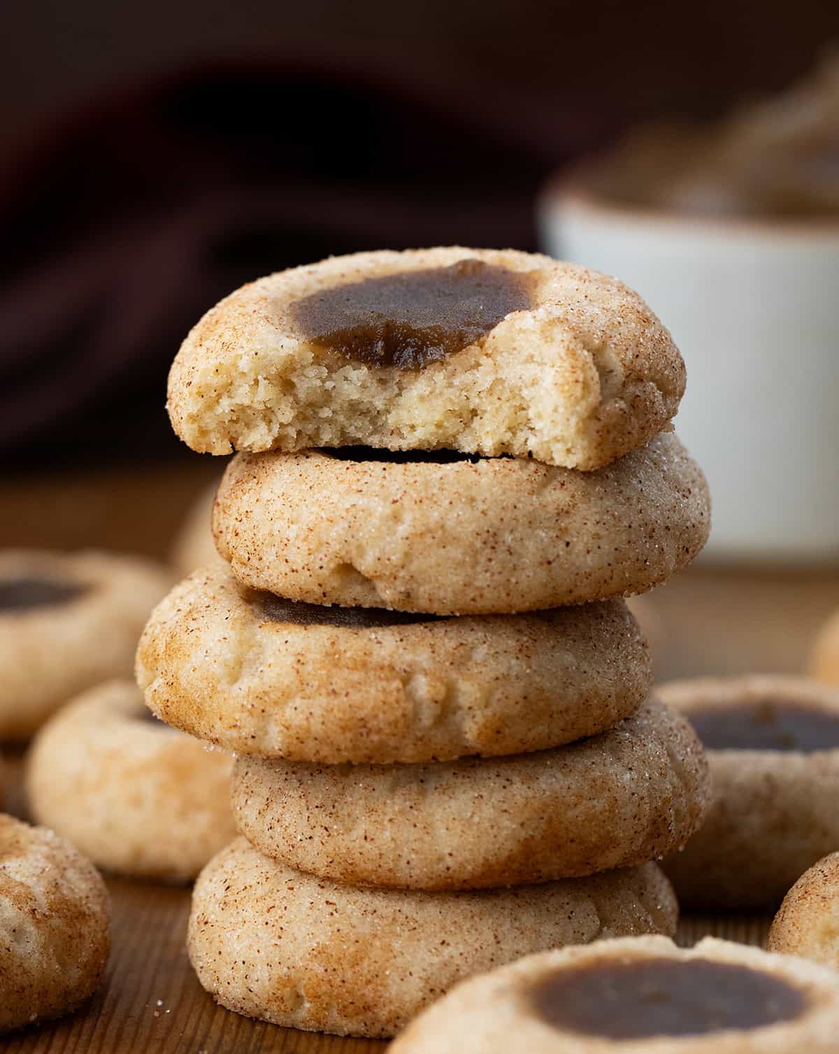 Apple Butter Thumbprint Cookies