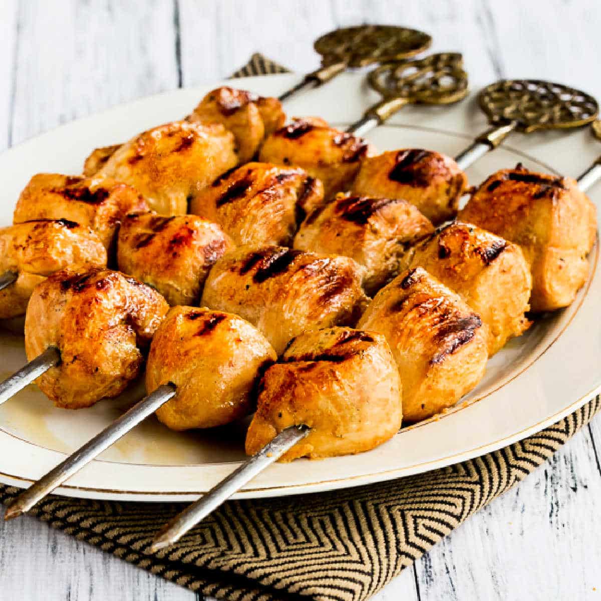 Asian Marinated Chicken Kabobs