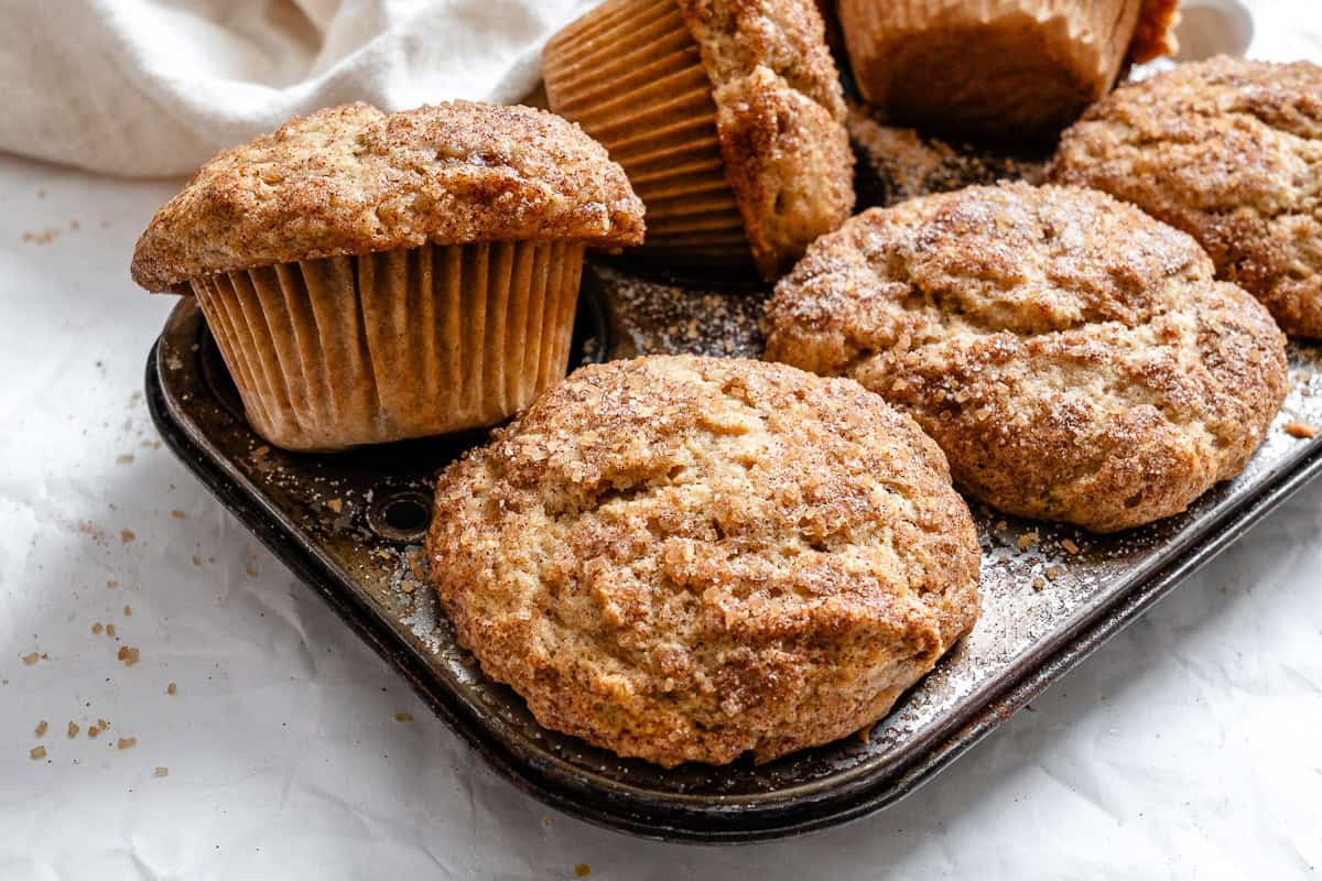 Snickerdoodle Muffins (Egg-Free)