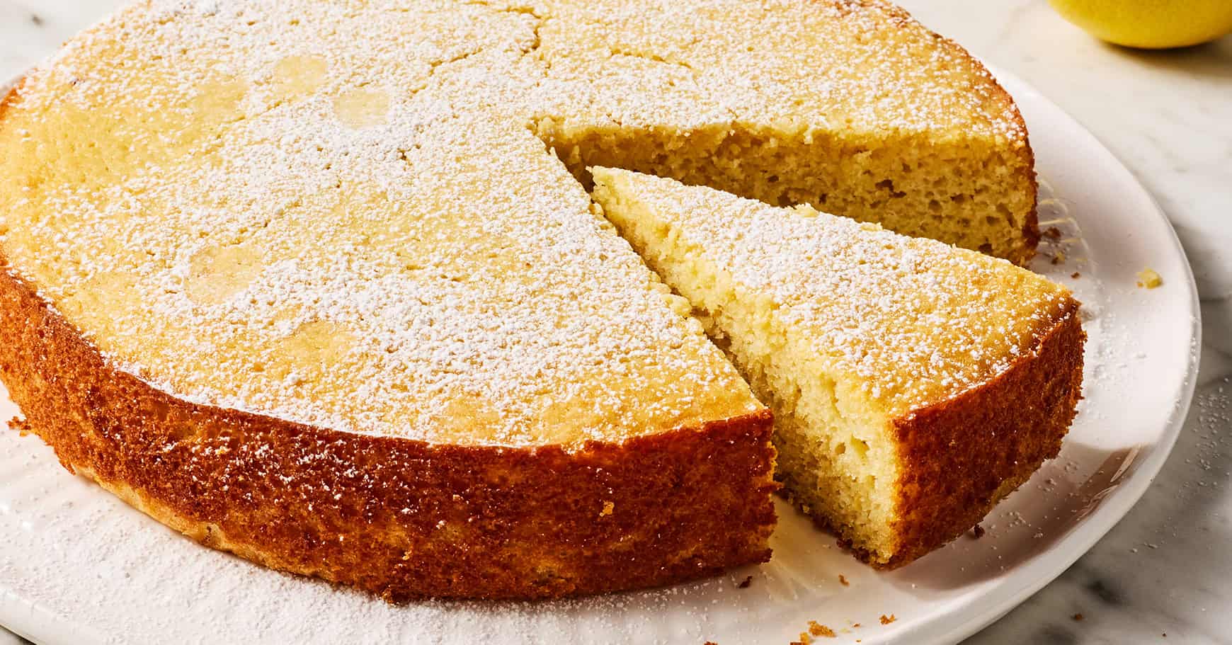 This lemon olive oil cake is so good, I