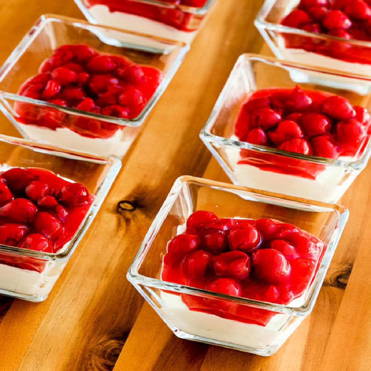 No-Bake Cherry Cheesecake (Low-Carb)