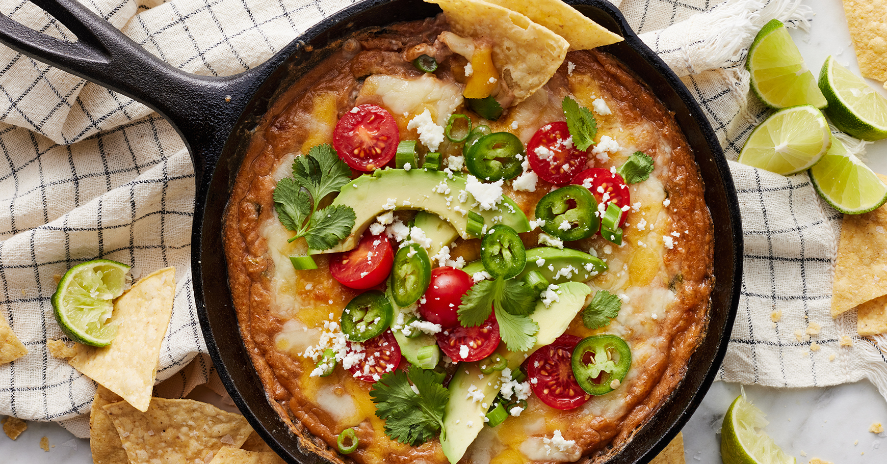 This 6-Ingredient Bean Dip Is a Crowd-Pleasing Super Bowl Snack