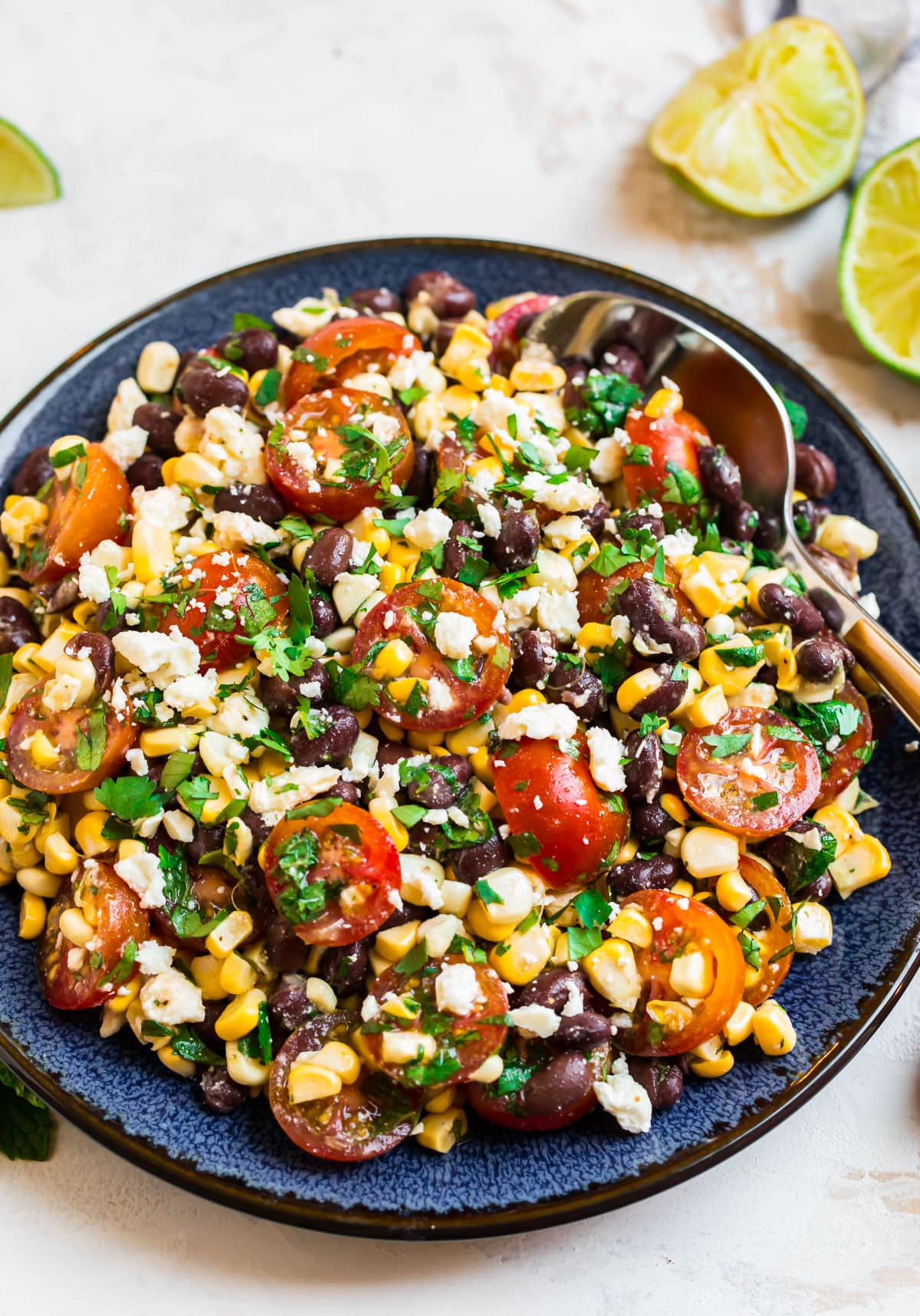 Black Bean Corn Salad with Feta and Tomato WellPlated.com Black Bean Corn Salad with Feta and Tomato WellPlated.com