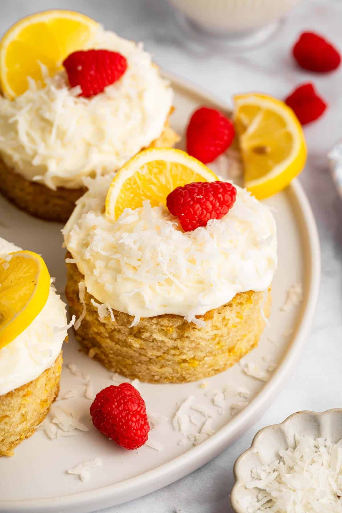 Mini Lemon Cakes - Dessert for Two