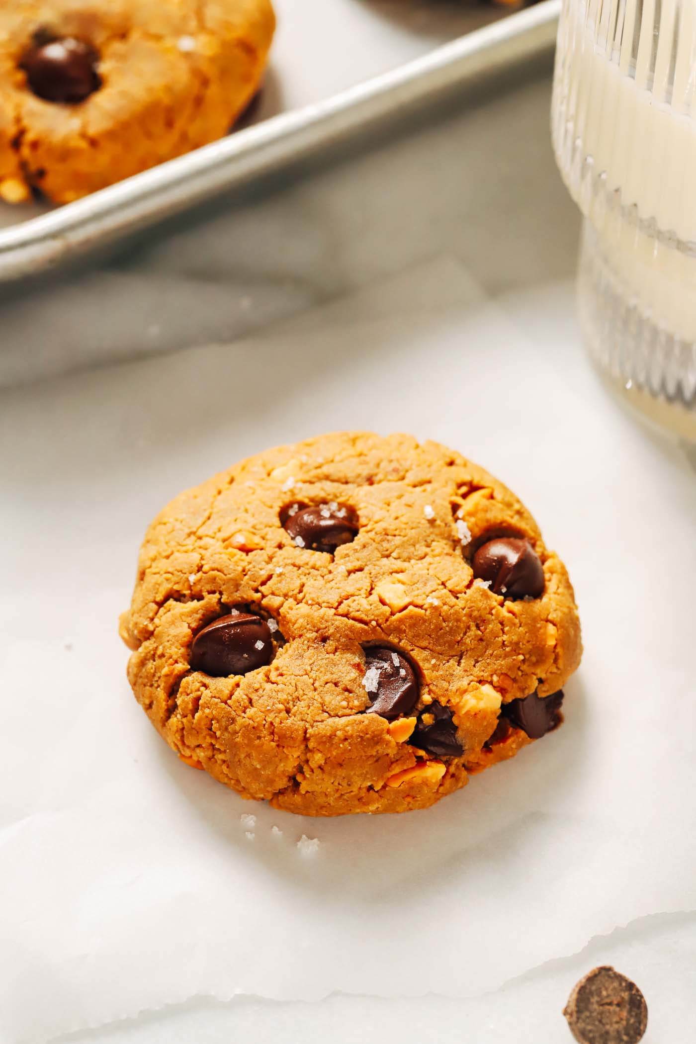 Chocolate Chip Protein Cookies (dairy-free & flourless) - Making Thyme for Health