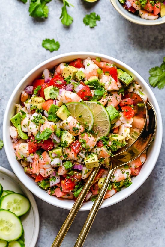 Zesty Lime Shrimp and Avocado Salad