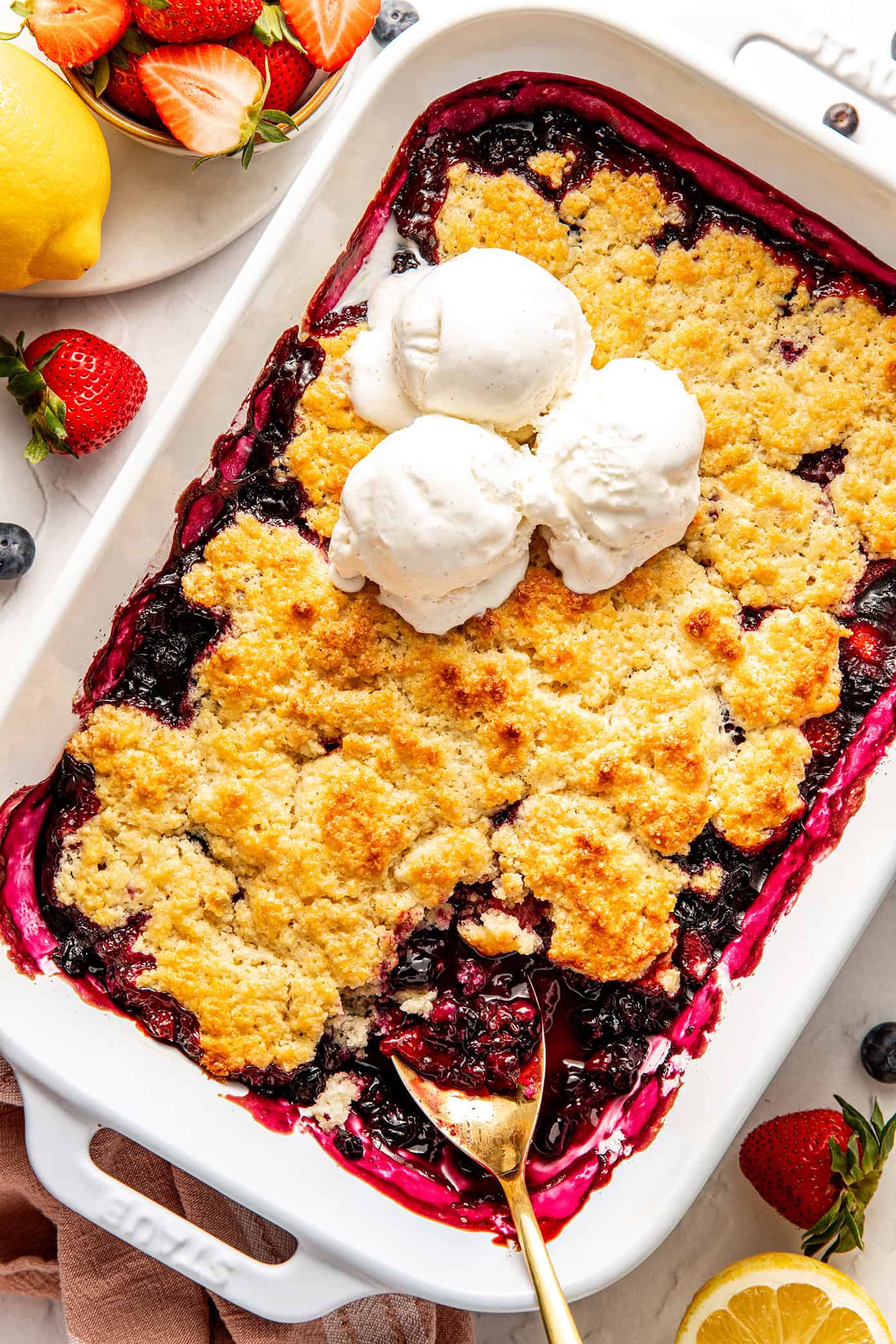 The Lemon Berry Cobbler Ill Be Making On Repeat This Summer
