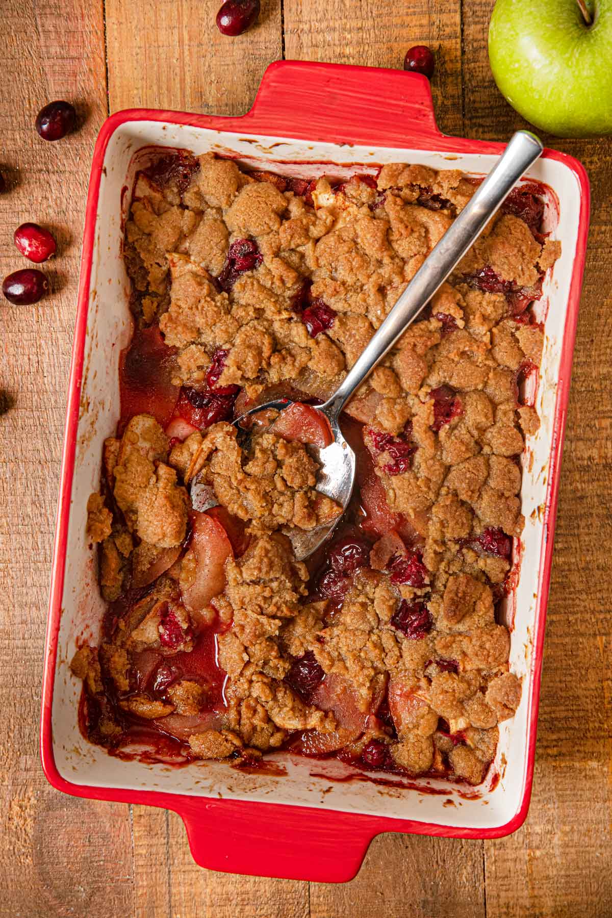 Apple Cranberry Crisp Recipe - Dinner, then Dessert Apple Cranberry Crisp Recipe - Dinner, then Dessert
