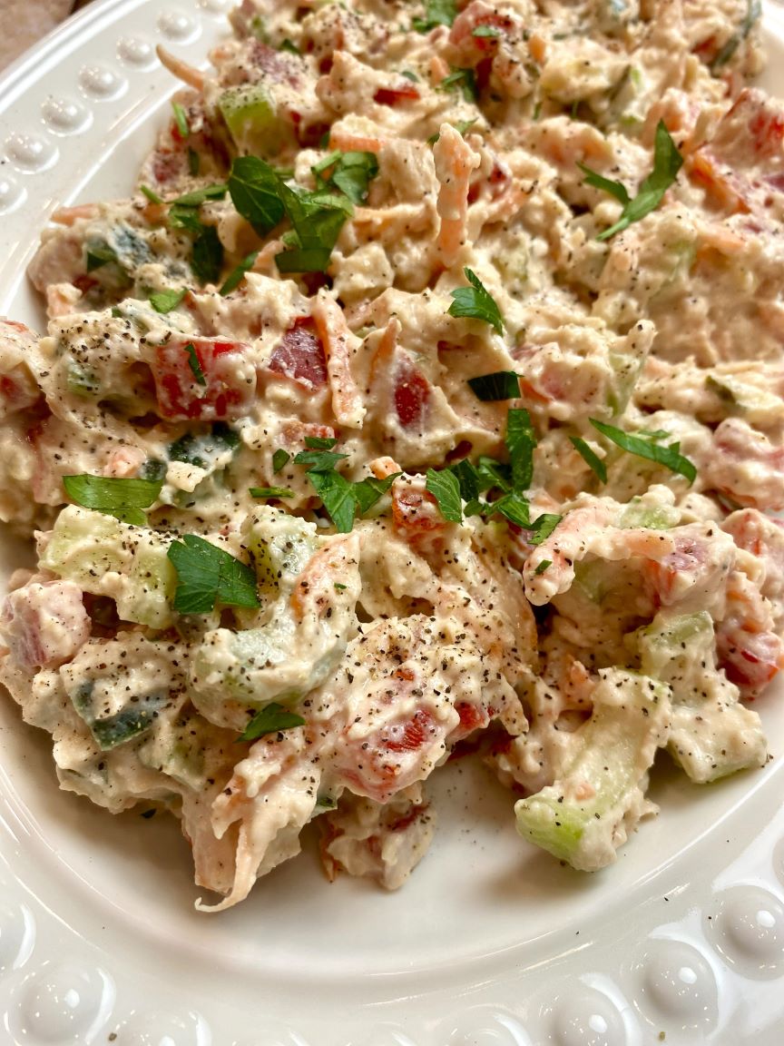 Vegan "Chicken" Salad (Oil-free)