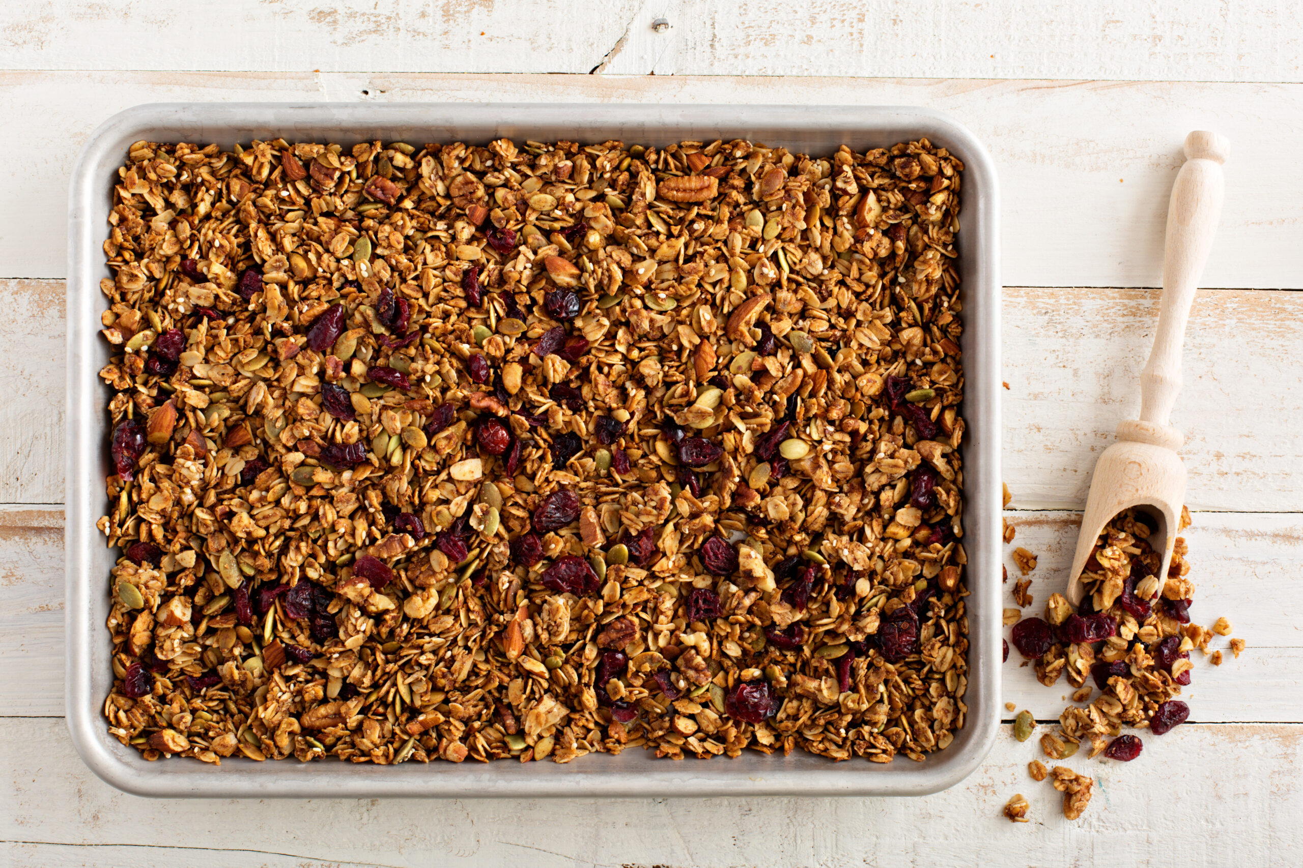 Homemade Cranberry Pecan Granola
