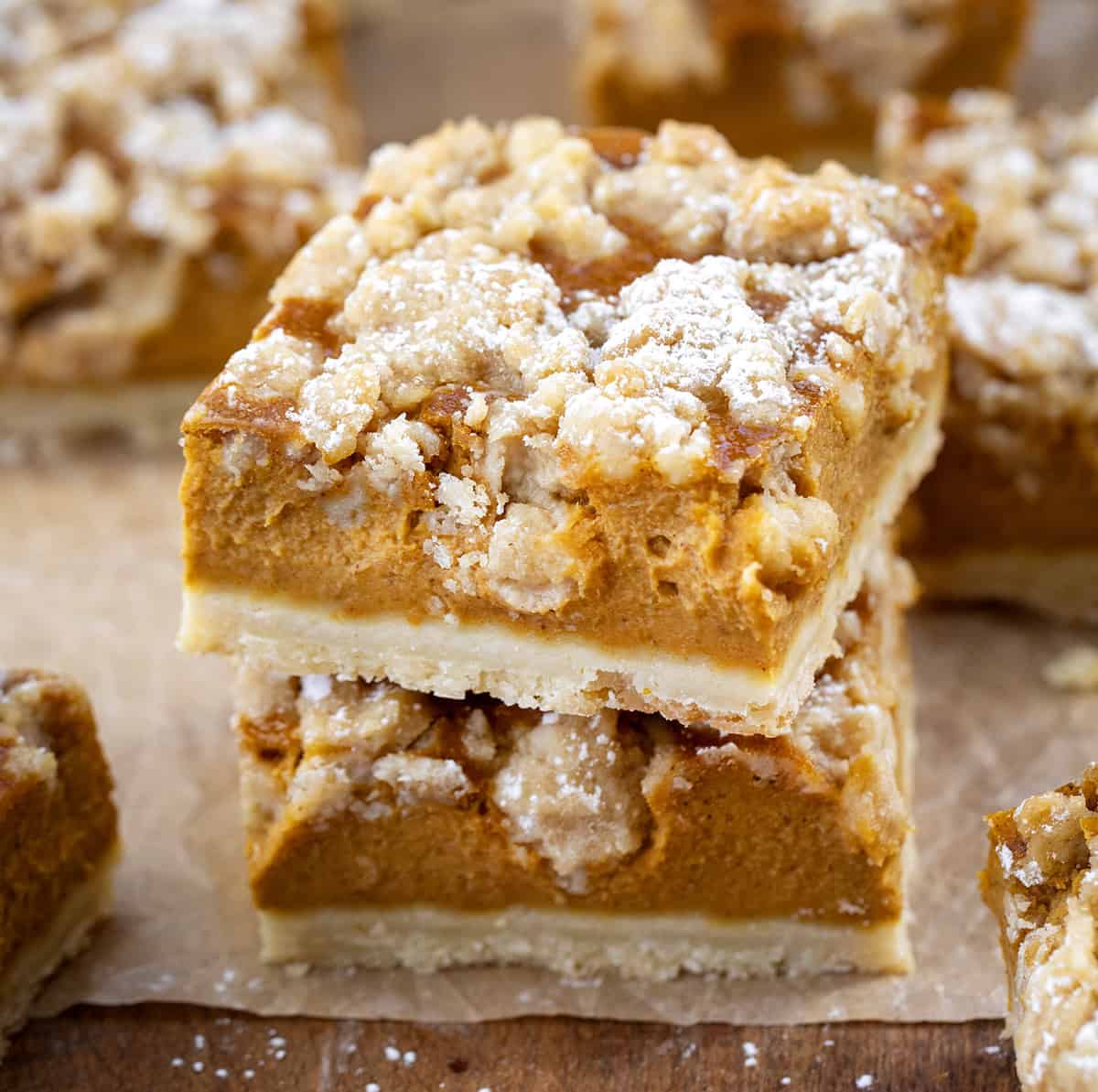 Pumpkin Cream Crumb Bars