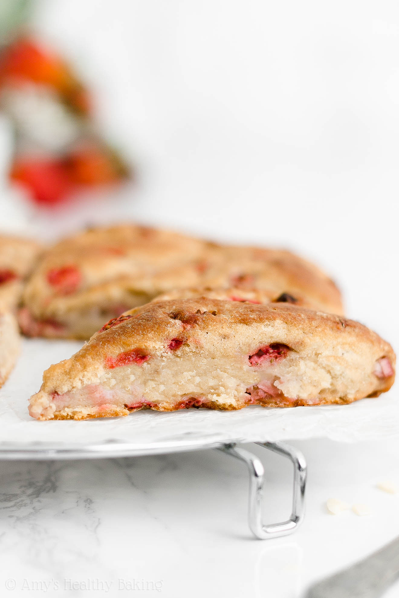 The Ultimate Healthy Strawberry Scones | Amy's Healthy Baking The Ultimate Healthy Strawberry Scones | Amy's Healthy Baking