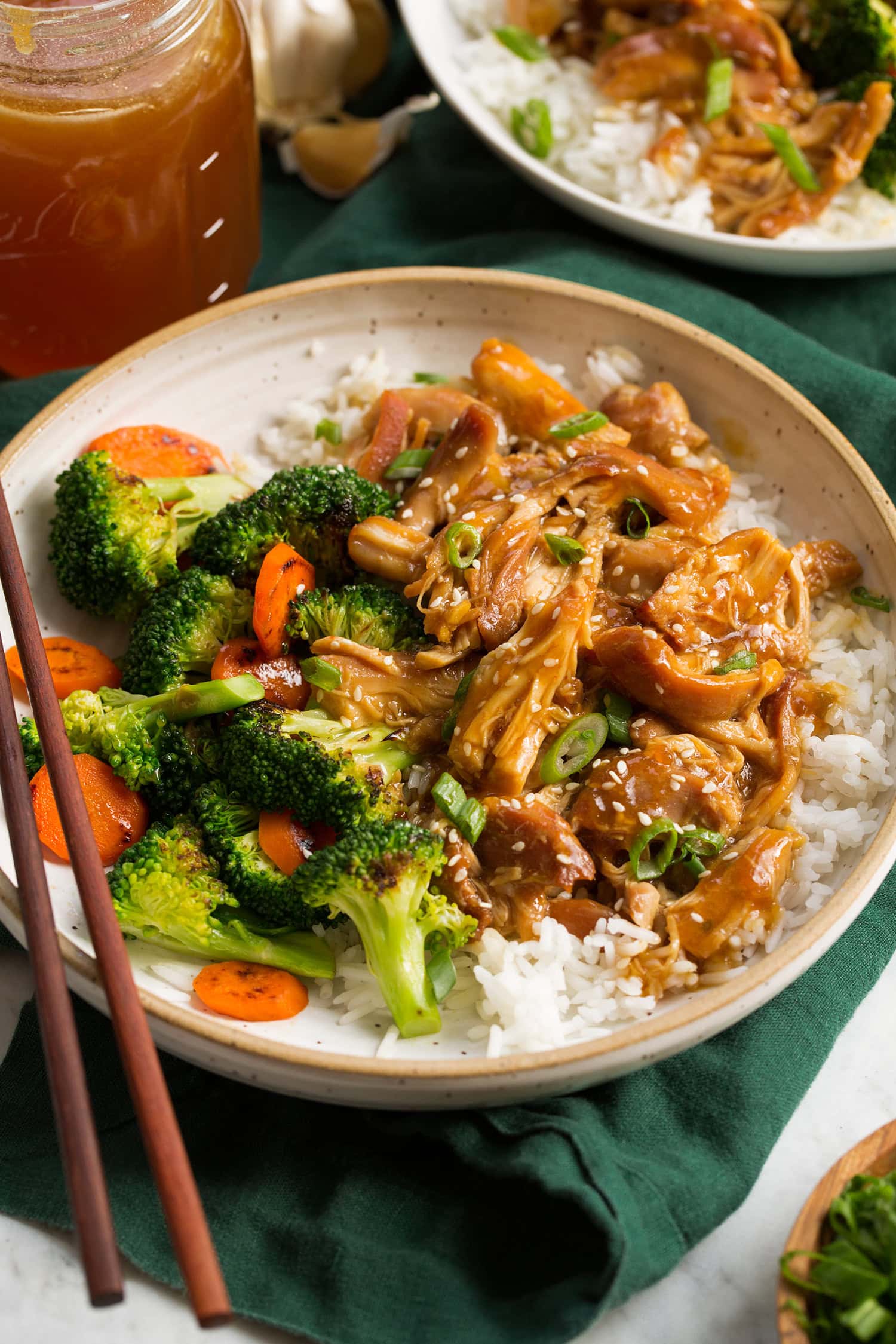 Slow Cooker Honey Garlic Chicken - Cooking Classy