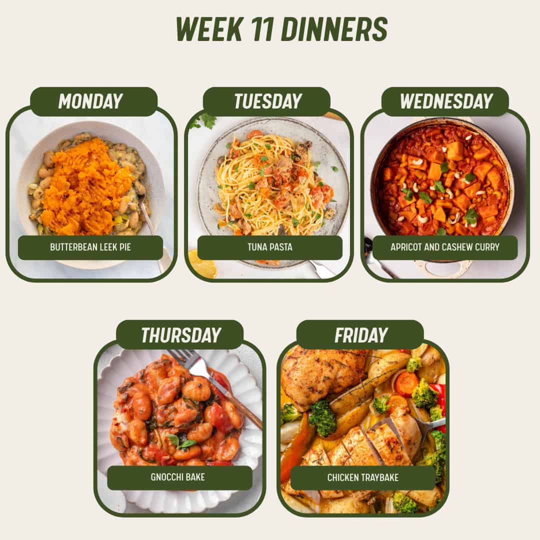 Week 11 Dinners  23/3/26