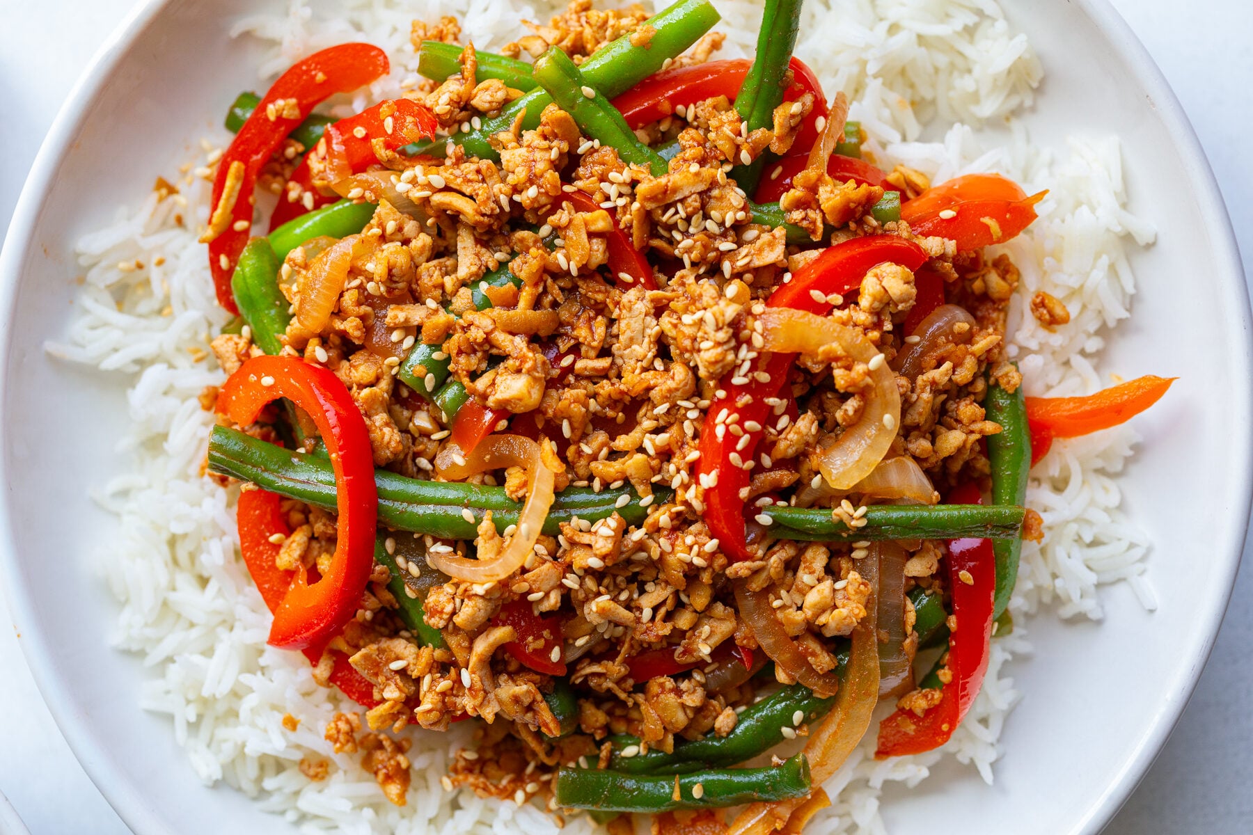 This Ground Tofu Stir Fry Tastes Like It Has Meat In It
