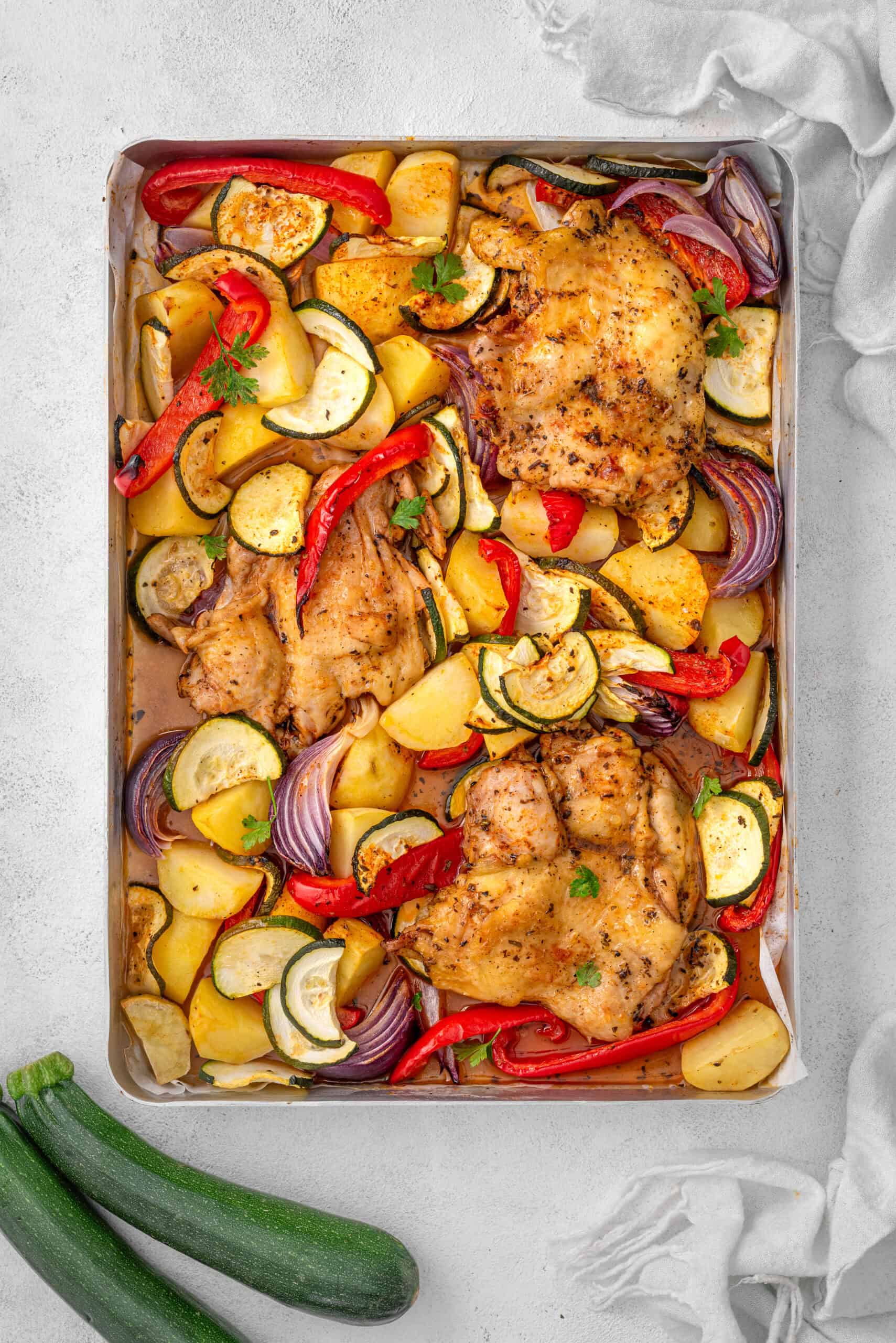 Lemon & Herb Chicken Traybake