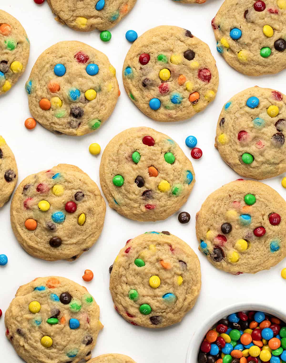 Mini M&M Cookies