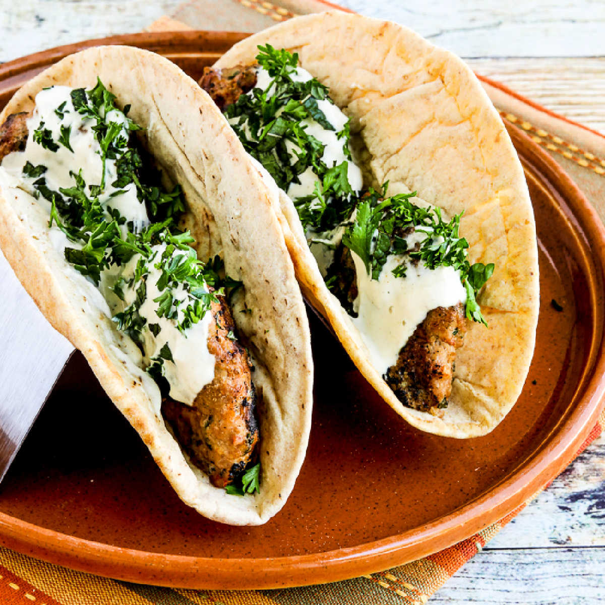 Grilled Middle Eastern Turkey Burgers