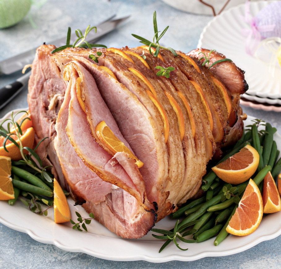Spiral Ham with Honey Orange Glaze
