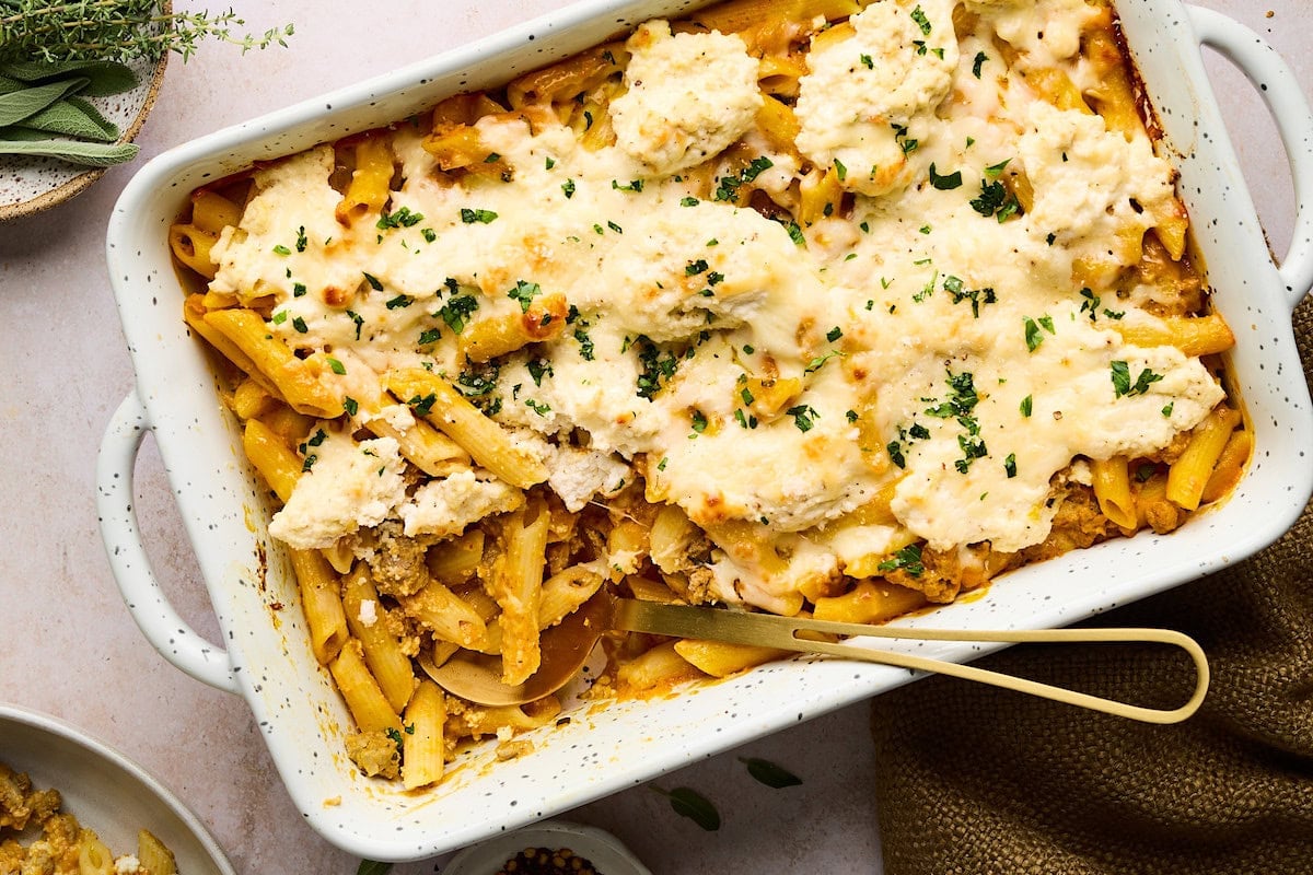 Turkey Pumpkin Pasta Bake: A Cozy Fall Dinner