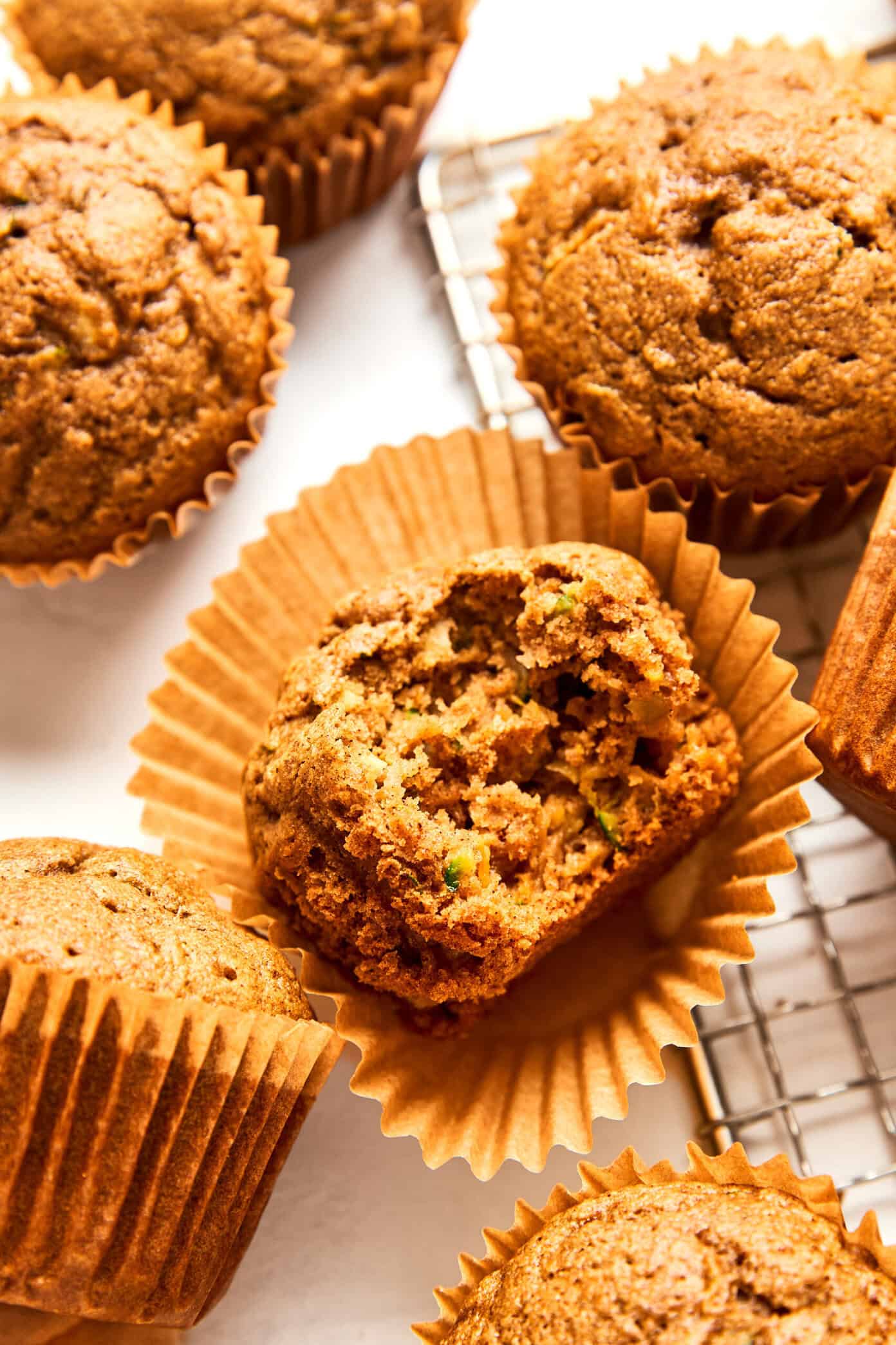 Zucchini Oat Muffins