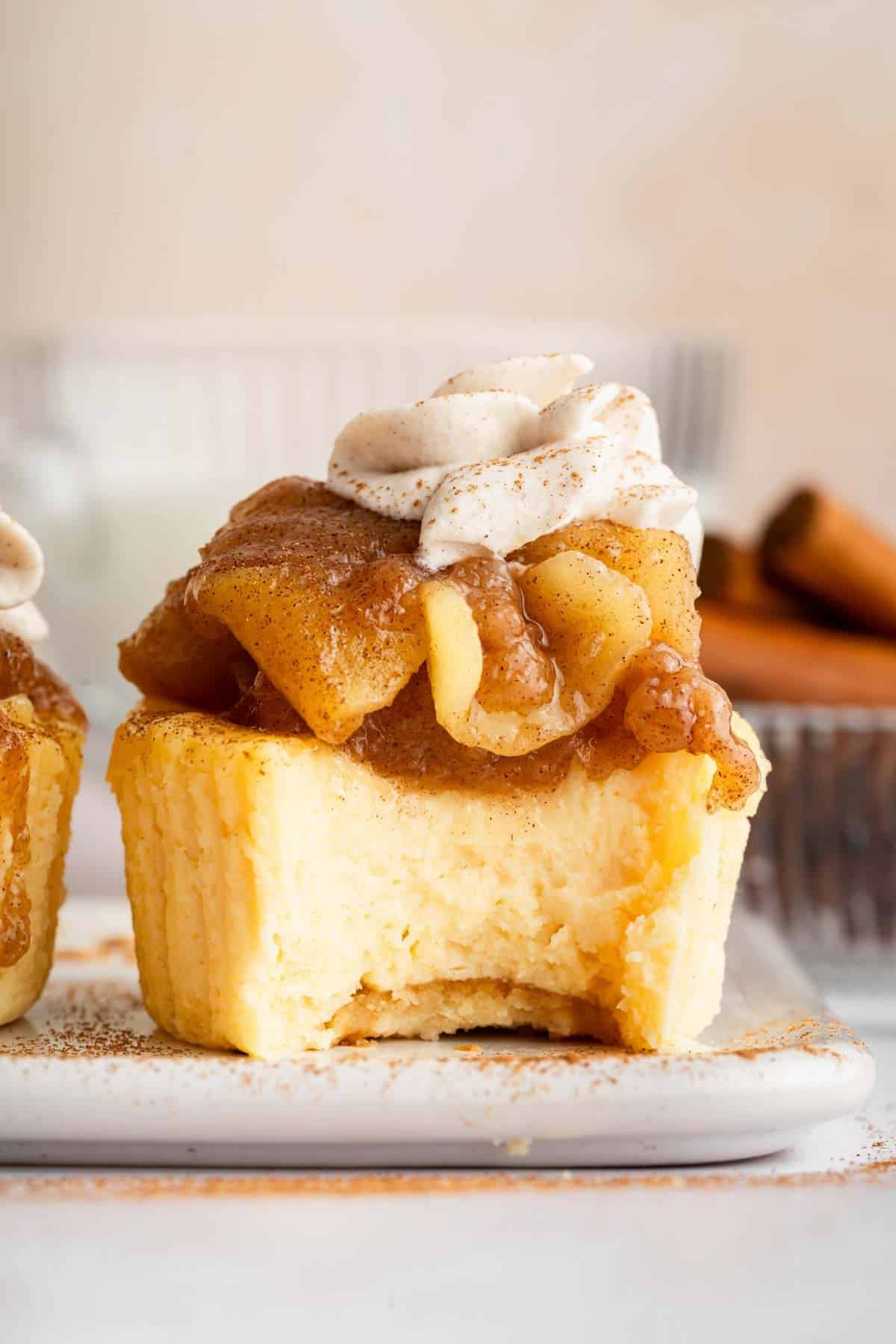 Mini Apple Cheesecakes