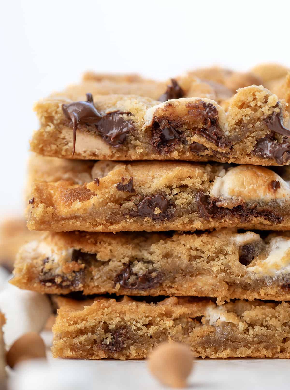 Sheet Pan Peanut Butter Marshmallow Cookies