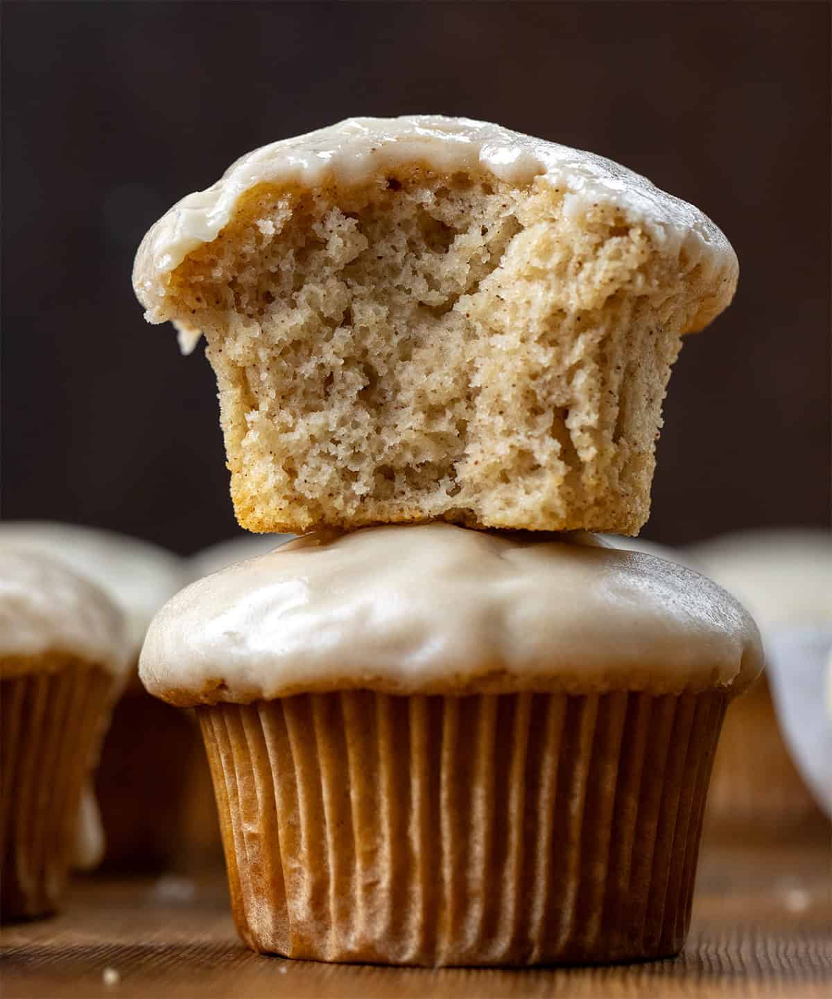 Maple Glazed Donut Muffins