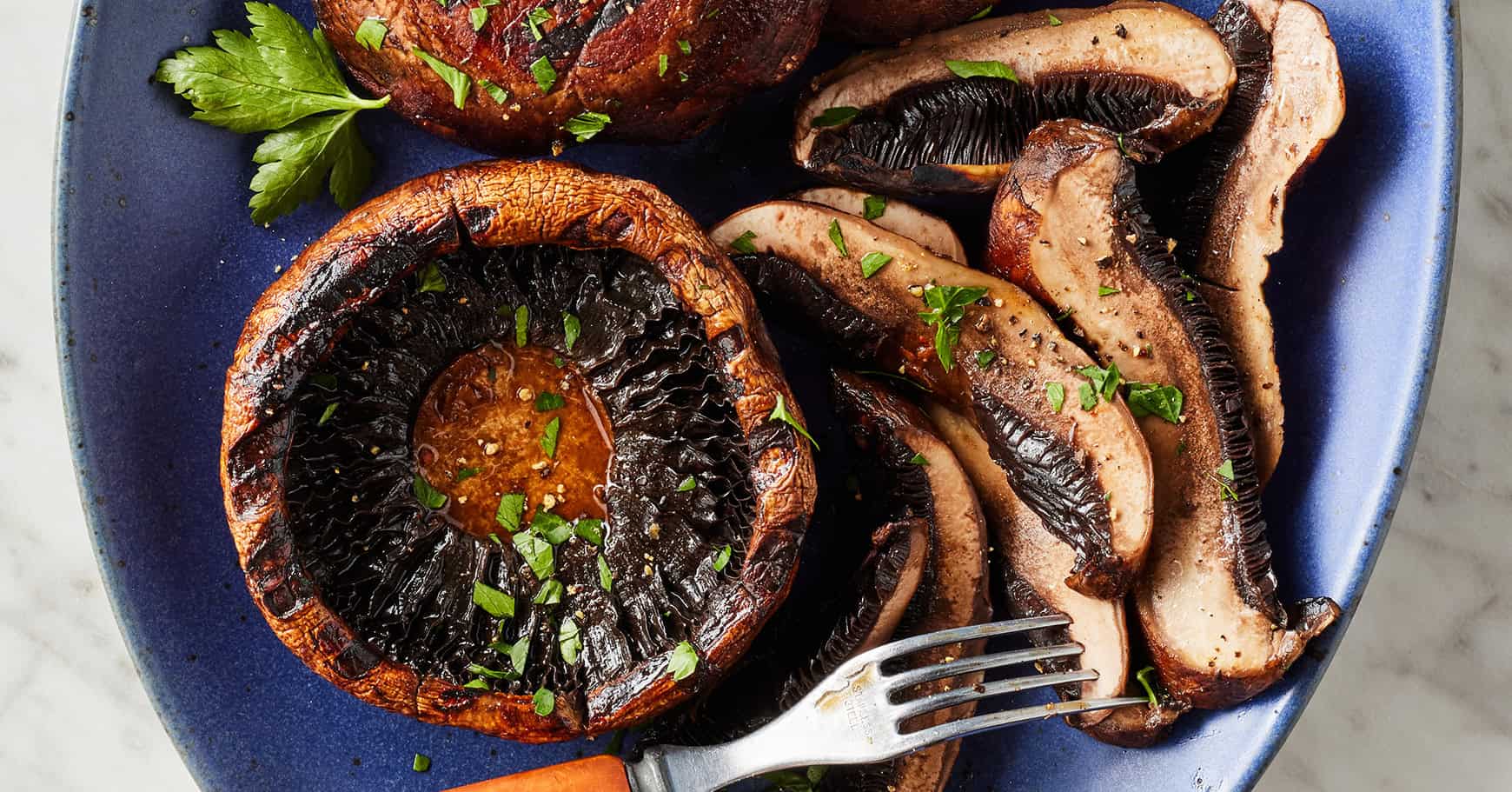 These 15-minute grilled mushrooms are the easy side dish I