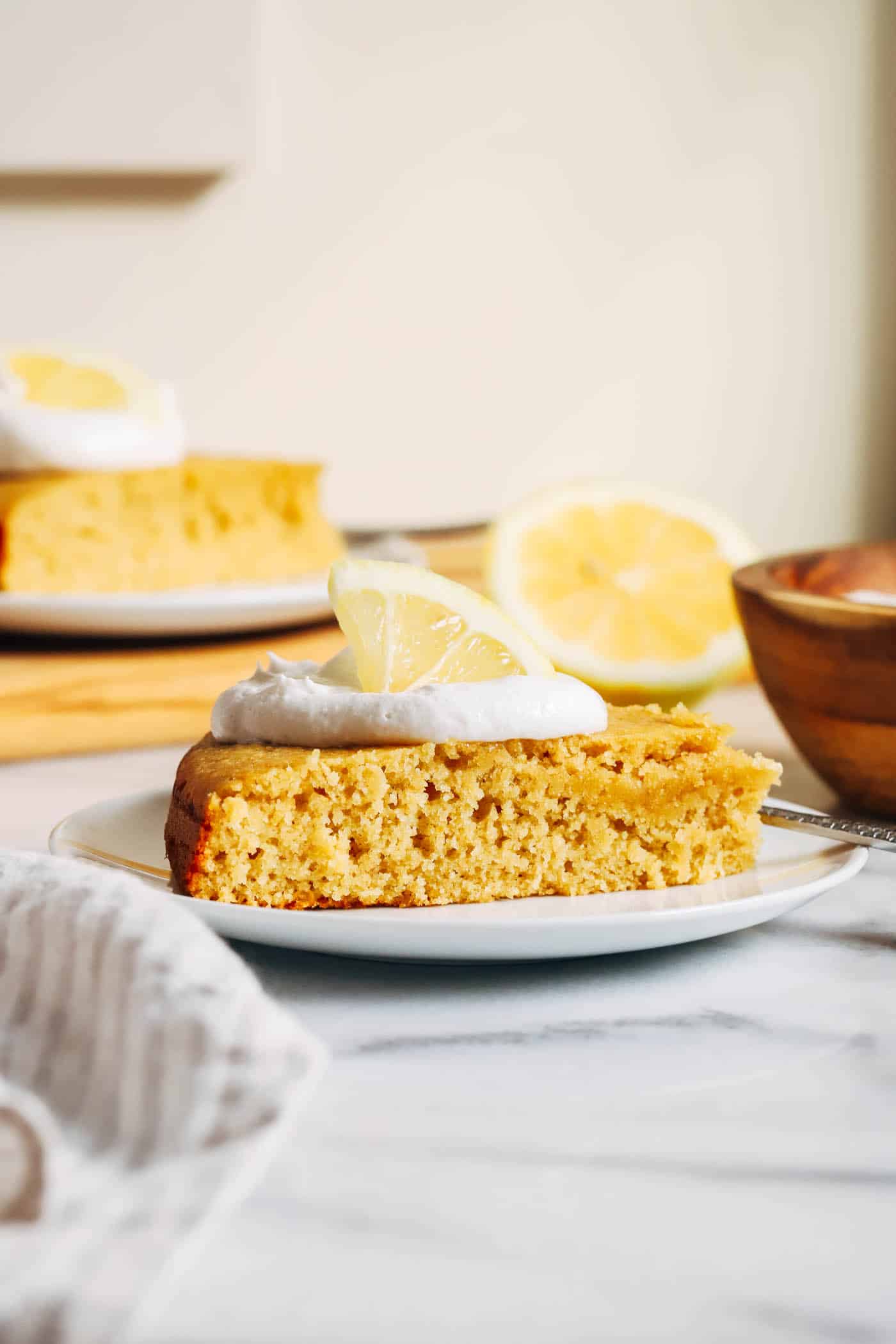 Lemon Olive Oil Cake (gluten-free + dairy-free) - Making Thyme for Health