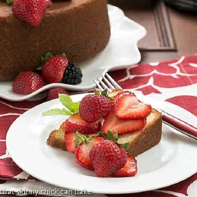 Vanilla Pound Cake - Simple & Versatile - That Skinny Chick Can Bake