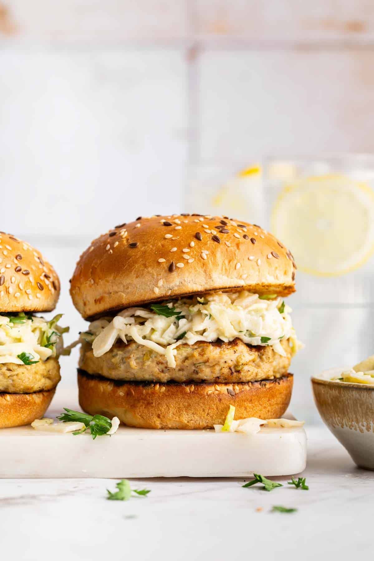 Ground Chicken Burgers Recipe - Dinner for Two