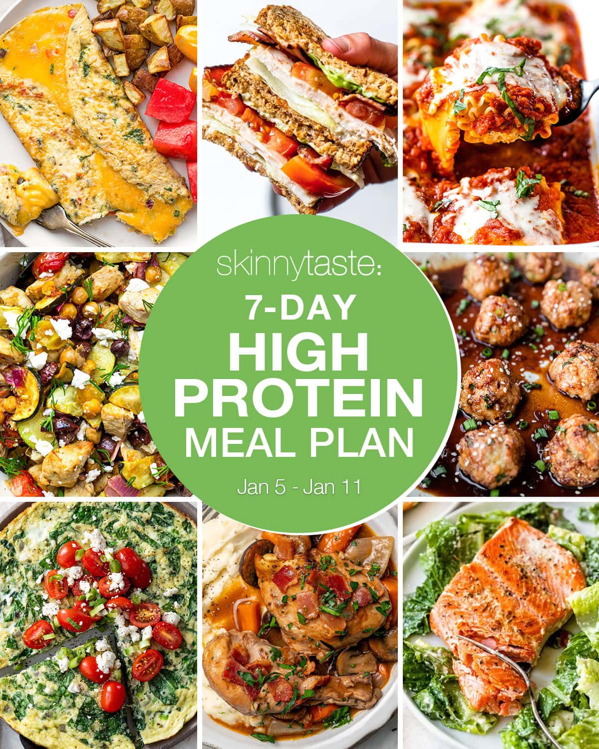 7 Day High-Protein High-Fiber Diet Meal Plan
