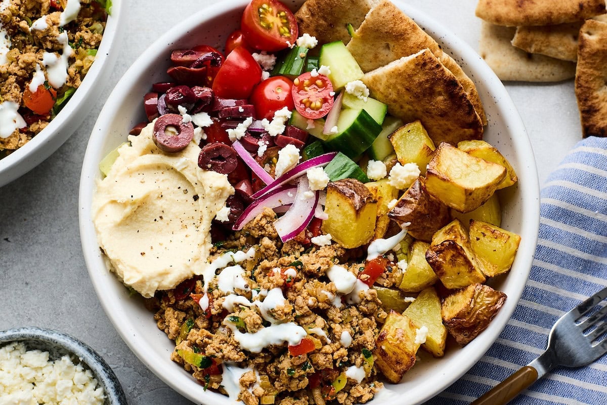 These Greek Ground Turkey Bowls Make Weeknight Dinners So Easy