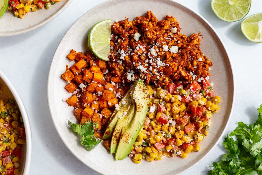 This Street Corn Tofu Bowl Is My Favorite Viral Remake
