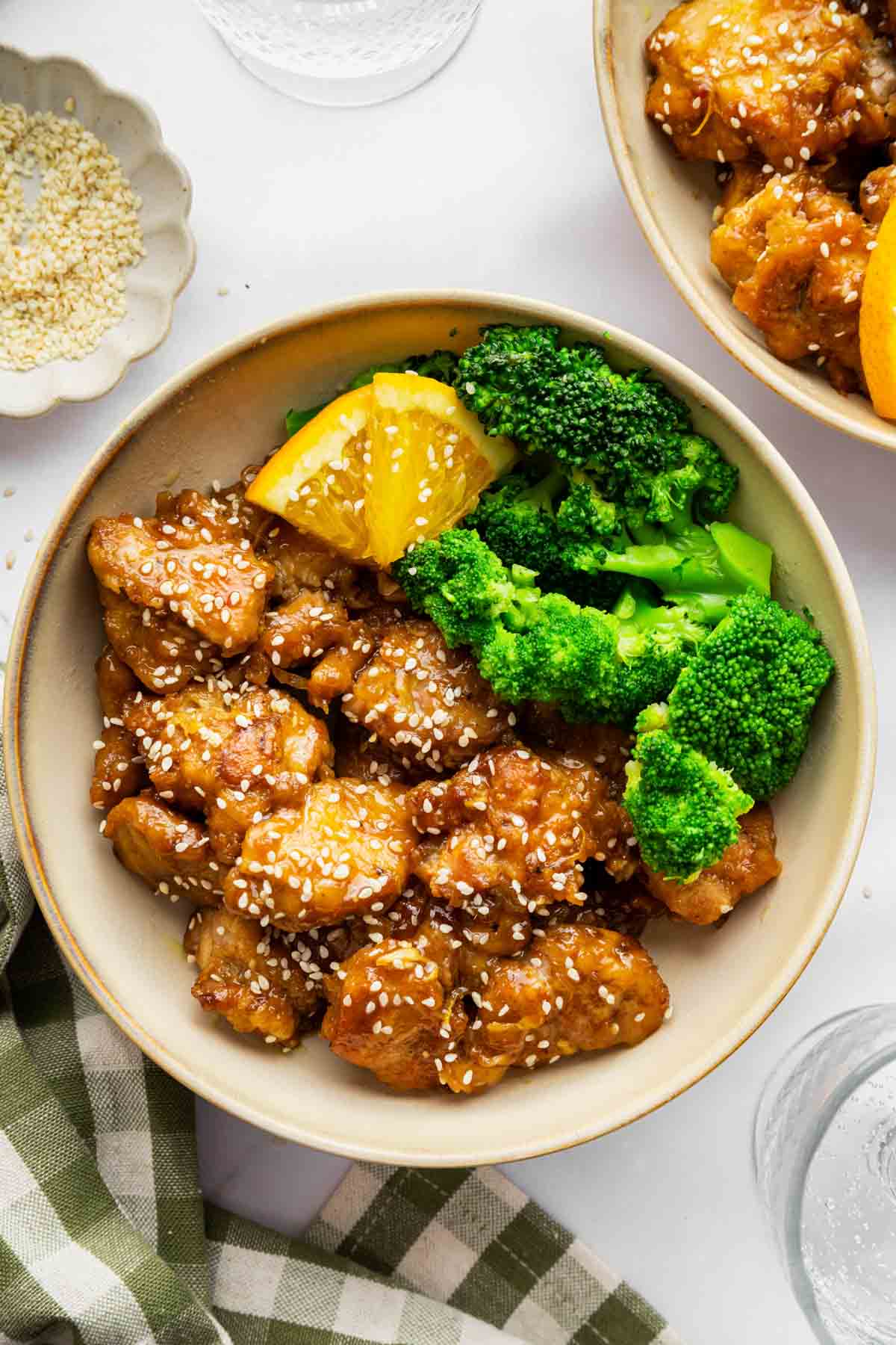 Orange Chicken Dinner for Two - Dessert for Two