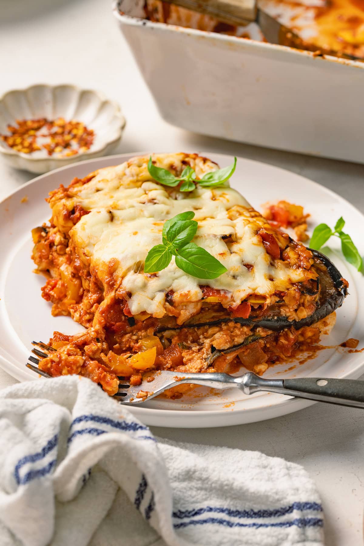 Ratatouille Lasagna (Noodle-Less & High Protein)