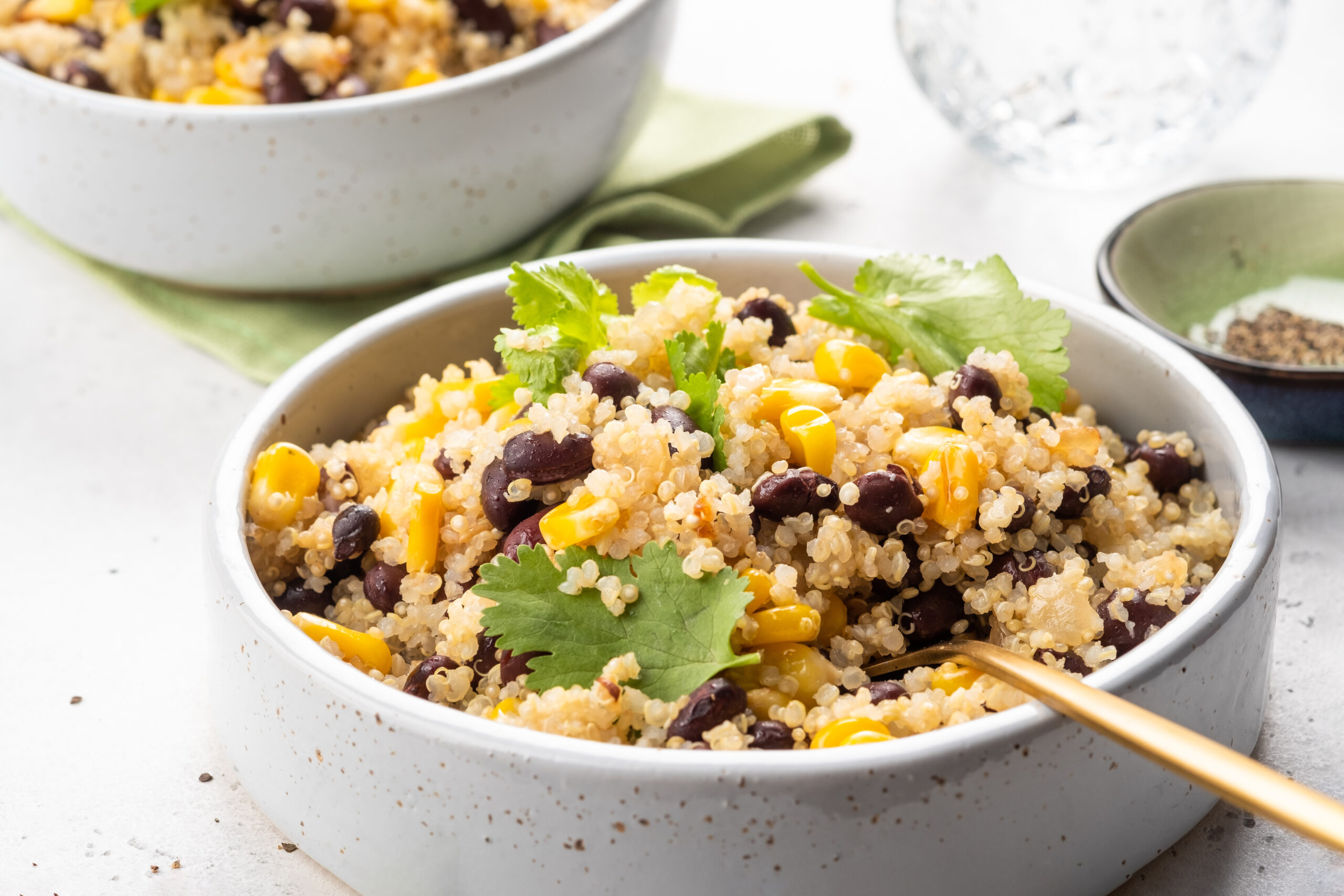 Black Bean and Corn Quinoa Salad