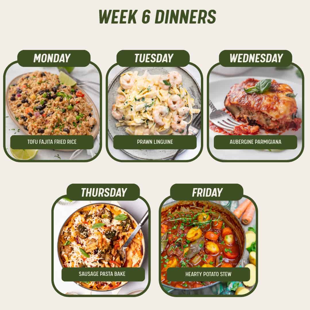 Week 6 Dinners - 16/2/2026