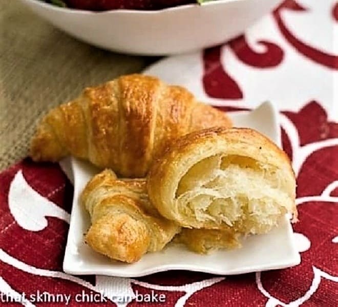 How to Make Homemade Croissants - Tender & Buttery - That Skinny Chick Can Bake