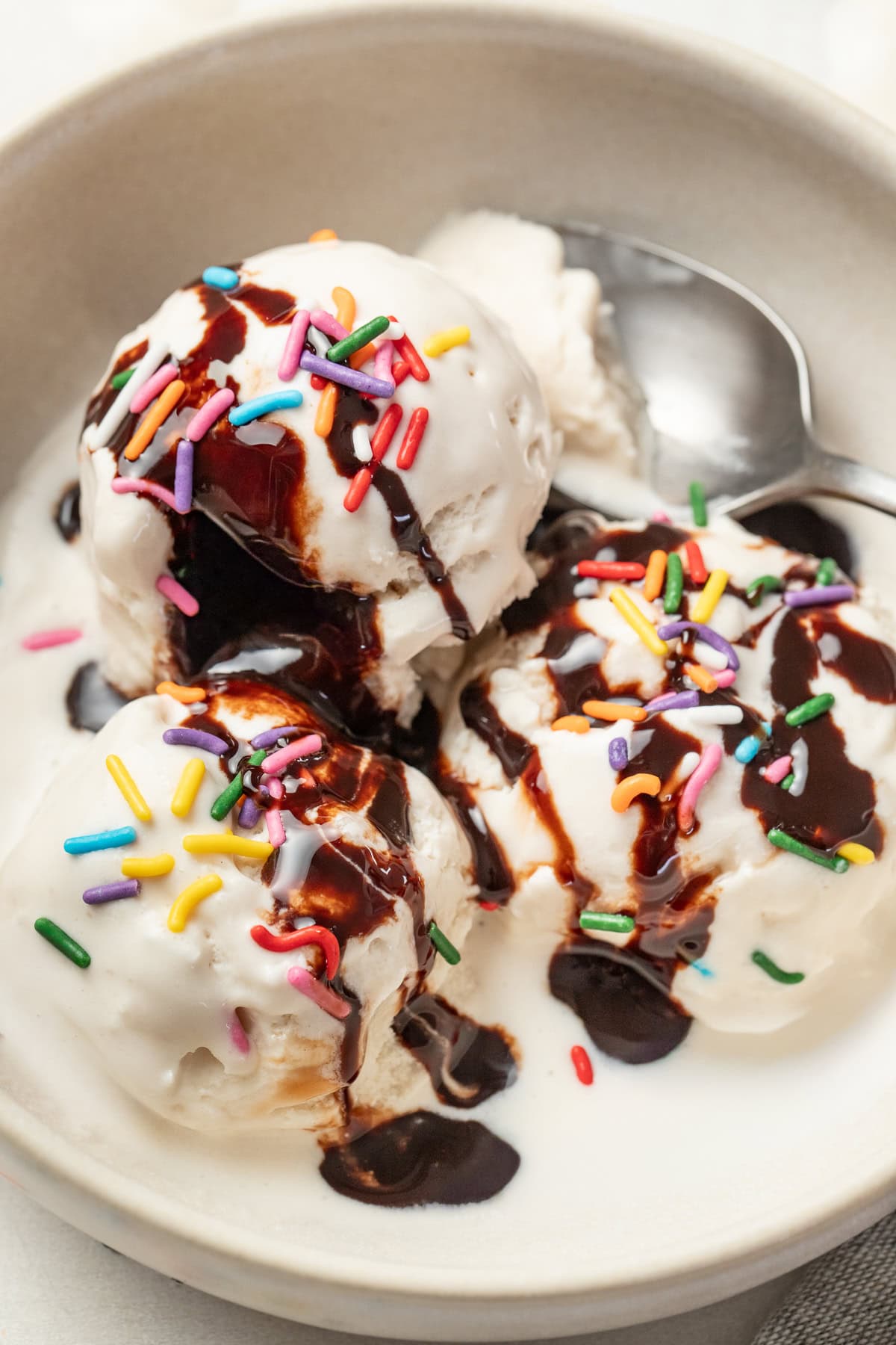 Ninja Creami Vanilla Ice Cream Recipe (24g Protein!)