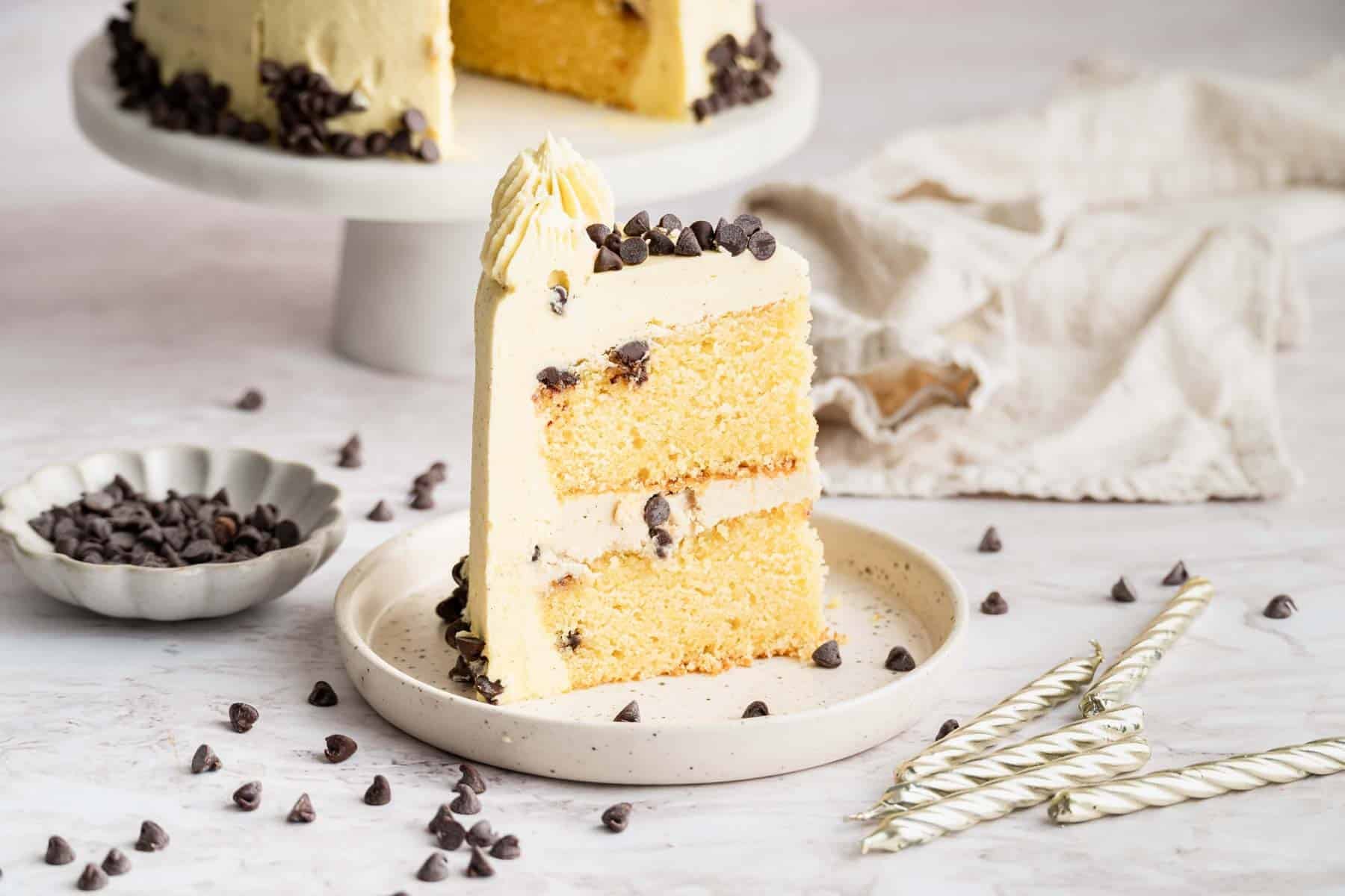 Cookie Dough Cake for a Small Birthday Celebration