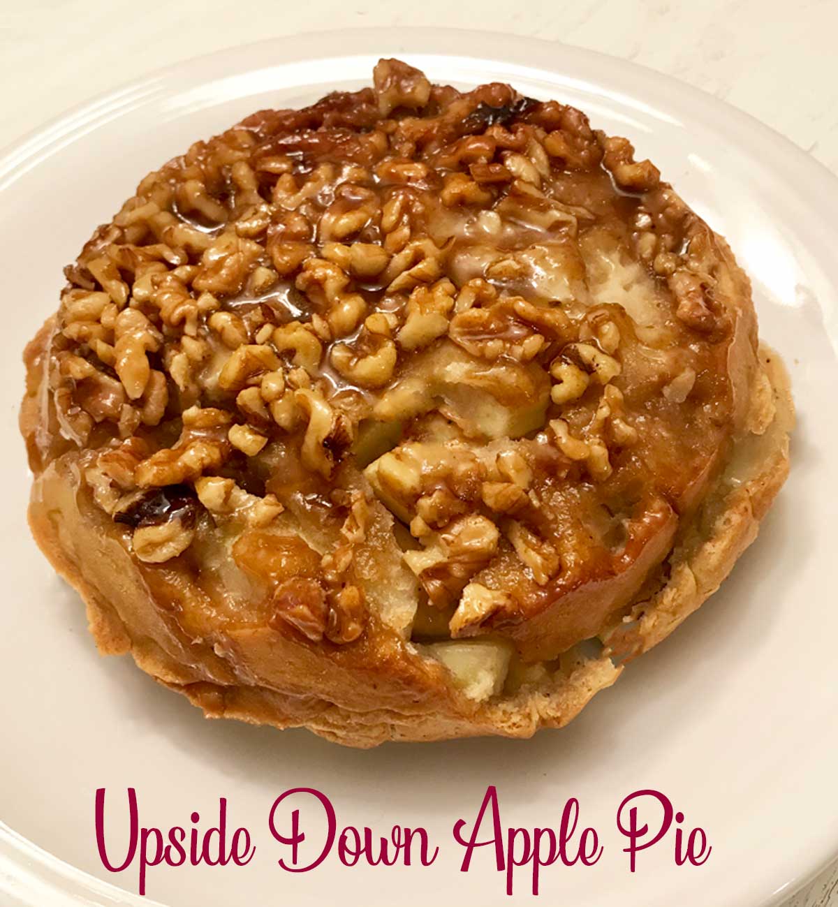 Upside Down Apple Pie with Store Bought Pie Dough - Cookie Madness Upside Down Apple Pie with Store Bought Pie Dough - Cookie Madness