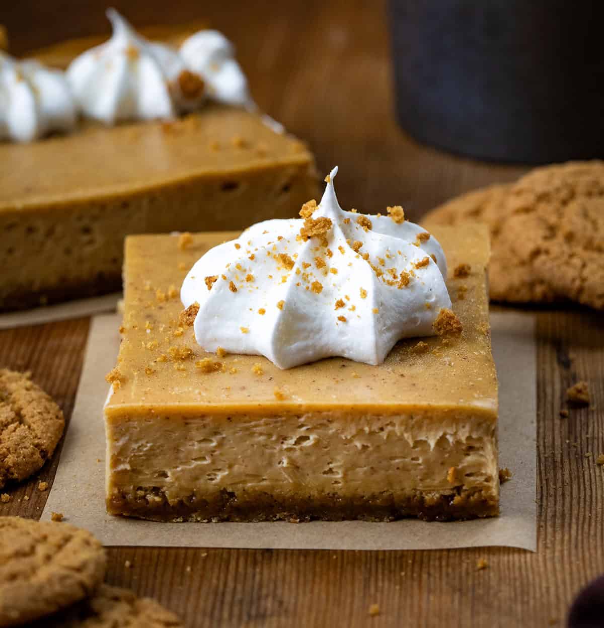 Gingerbread Cheesecake Bars