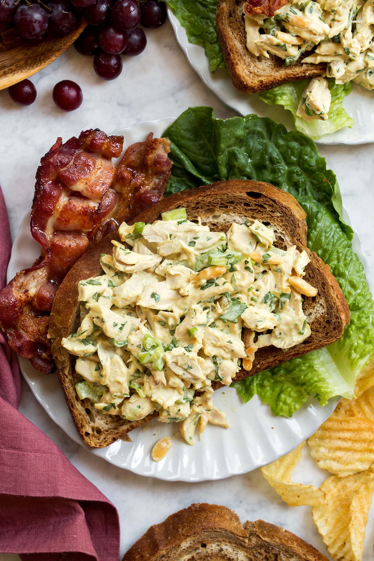 Creamy Honey Mustard Chicken Salad - Cooking Classy