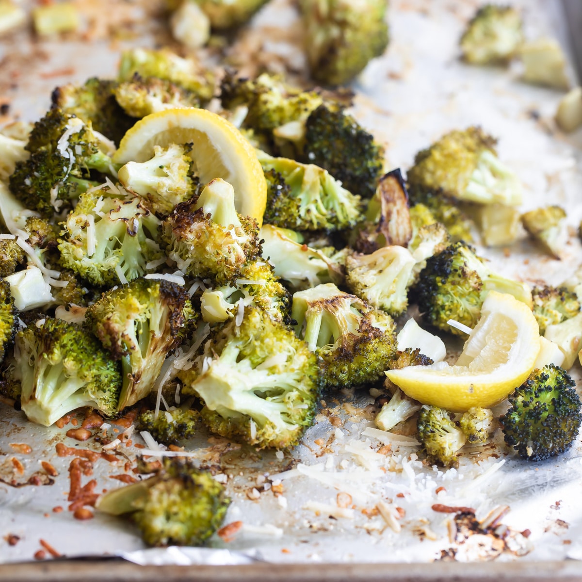 Roasted Broccoli with Lemon and Parmesan | Culinary Hill Roasted Broccoli with Lemon and Parmesan | Culinary Hill