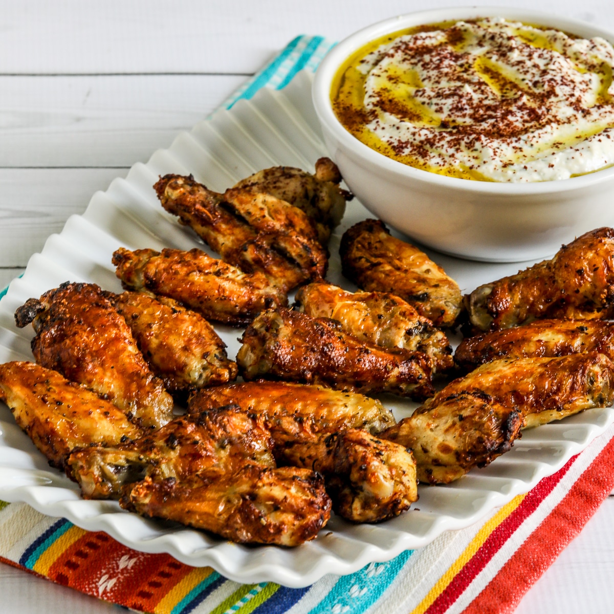 Greek Air Fryer Wings