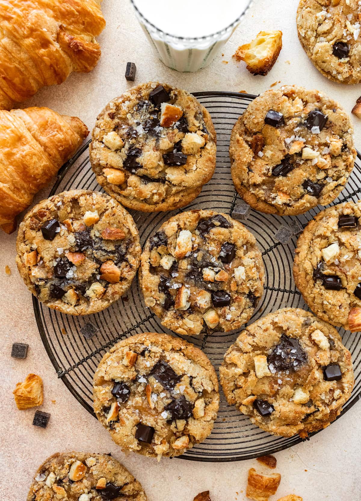 Chocolate Croissant Cookies