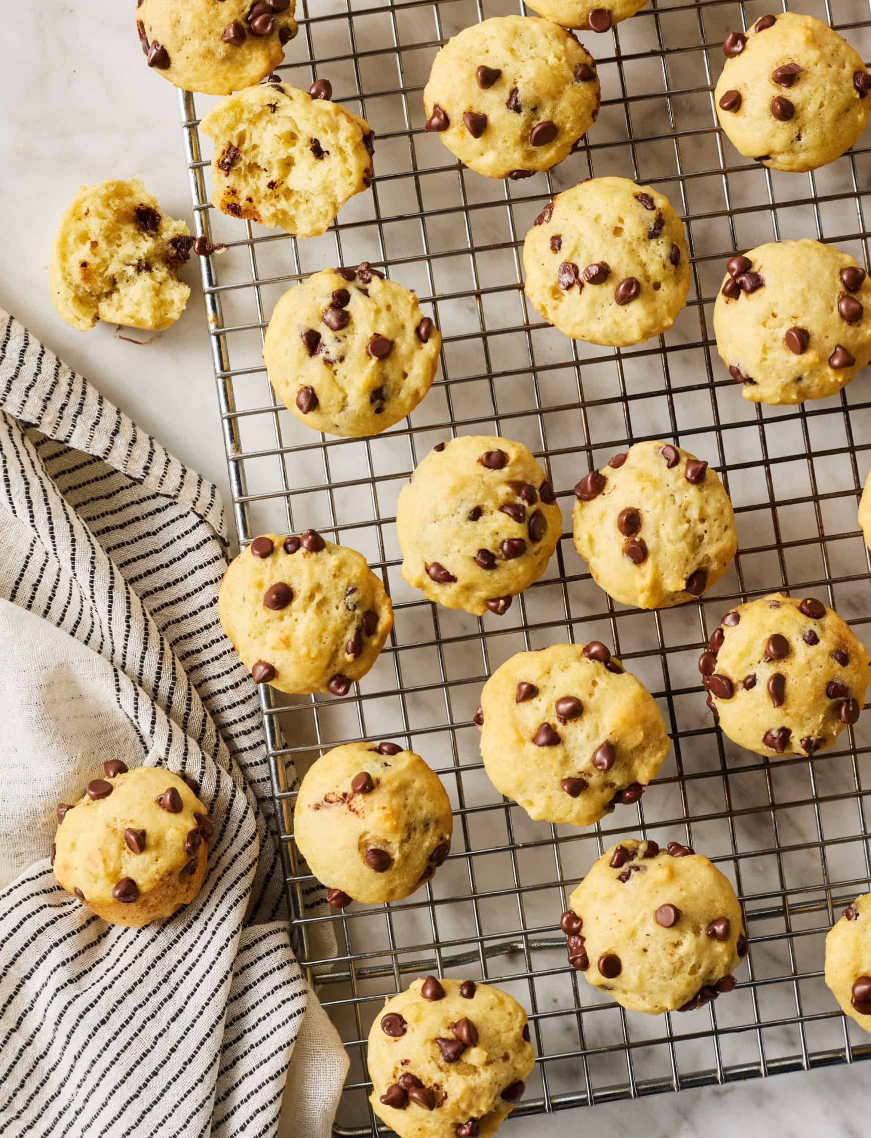 The easy chocolate chip mini muffins my family asks for on repeat