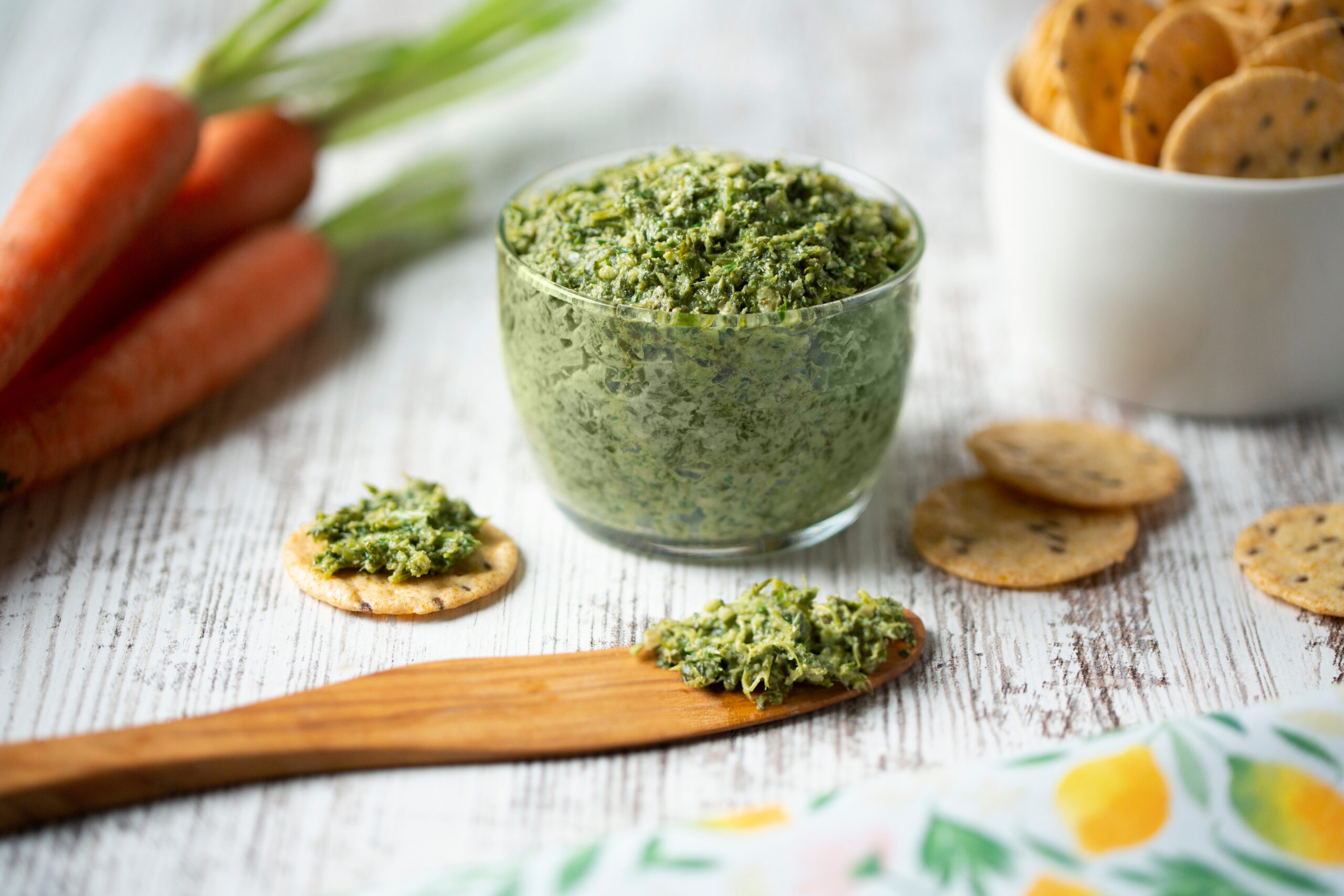 Carrot Top Pesto